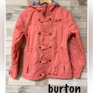 Burton Coral/Pink- Winter Coat -XS-EUC-Super Cool Front Button Detail!😍-Warm!​​​